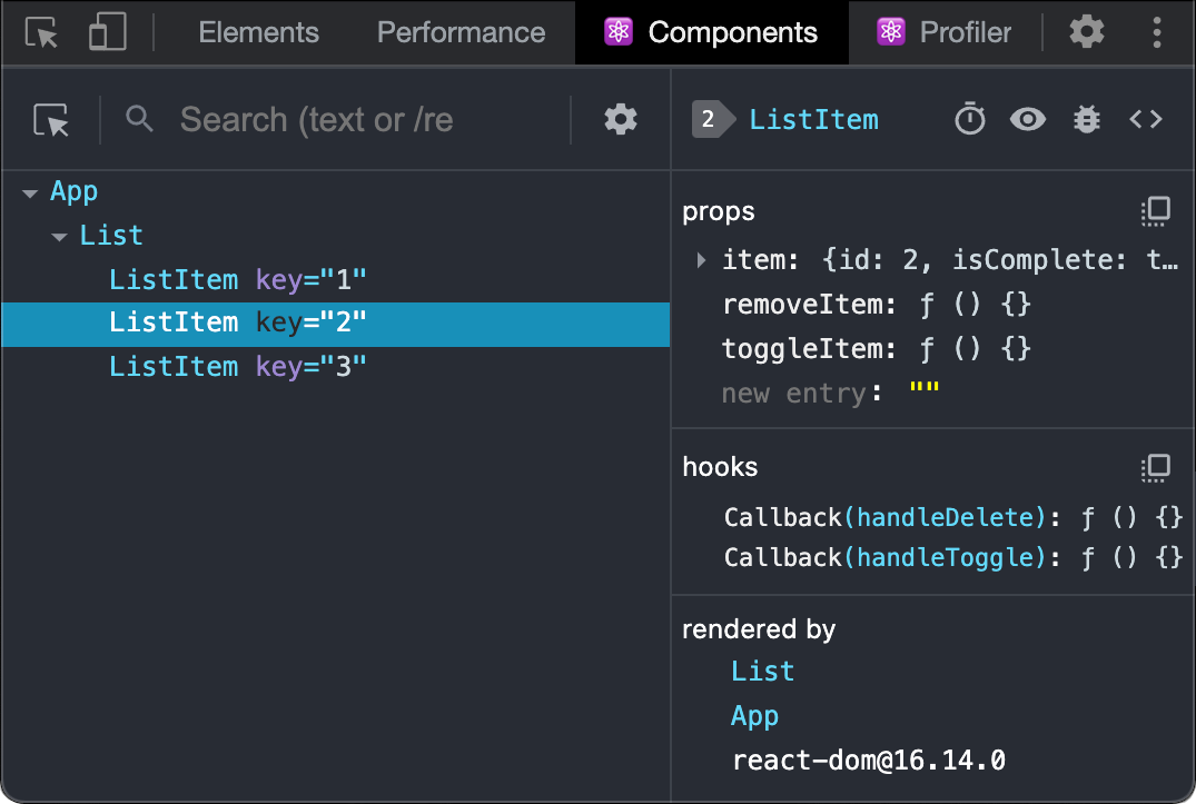 Extensión de las Herramientas de Desarrollo de React